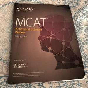 Kaplan MCAT Behavioral Sciences Review textbook